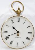 072506 HENRI LAGIN FILS ET CIE BRASS WALL CLOCK