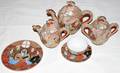 071529 JAPANESE SATSUMA STYLE PORCELAIN TEA SET