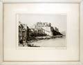 092554 PHILIP H MIDDENS ENGRAVING PORT CALVI CORSICA