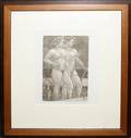 082505 L HENDERSON AQUATINT STANDING NUDES