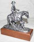 062515 CHARLES MORGAN PEWTER COWBOY H 7 W 7