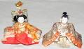 062527 JAPANESE MALE AND FEMALE DOLLS 2 H 3 4