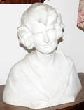 102036 FELIX BENNETEAUX CARRARA MARBLE BUST PARIS