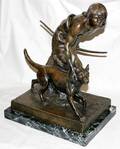 102012 JOHN QUINCY ADAMS WARD BRONZE INDIAN HUNTER