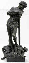 101060 HYPPOLYTE FRANOIS MOREAU BRONZE SCULPTURE