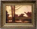 092023 GEORGE INNESS OIL ON CANVAS 10 X14 LANDSCAPE