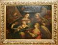 092048 ACHILLE LEONARDI OIL ON CANVAS MADONNA  CHILD