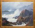 092056 LEON LUNDMARK OIL ON CANVAS LAKE SUPERIOR