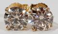 090020 14KT GOLD  25CT DIAMOND STUD EARRINGS