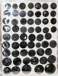 093047 BLACK GLASS ASSORTED BUTTONS