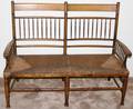 081039 ENGLISH MAHOGANY COUNTRY SETTEE C 1820 L 46