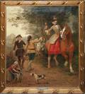 080013 GUSTAVE J JACQUET OIL WOMAN ON HORSEBACK