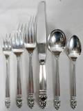 072035 INT ROYAL DANISH STERLING FLATWARE FOR 12