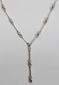 071061 14KT WHITE GOLD  175CT DIAMOND NECKLACE