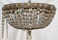 071044 FRENCH STYLE DOME CHANDELIER WCRYSTAL PRISMS