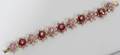 070012 GOLD DIAMOND RUBY  SAPPHIRE BRACELET L 7