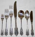 062037 REED  BARTON GRAND BAROQUE STERLING FLATWARE