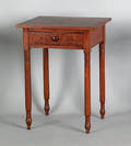 Pennsylvania painted pine one drawer stand ca 1830
