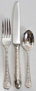 061011 CJVANDER STERLING FLATWARE ELIZABETH II