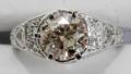 112080 20CT ROUND DIAMOND  PLATINUM RING