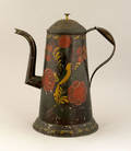 Pennsylvania toleware coffee pot 19th c