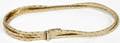 031109 ITALIAN 14K YELLOW GOLD THREESTRAND BRACELET