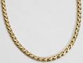 121111 ITALIAN 18K YELLOW GOLD WOVEN NECKLACE L17