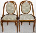 041097 REGENCY STYLE WALNUT SIDE CHAIRS C1940