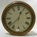 Oak wall clock
