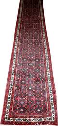 031135 PERSIAN HAMADAN RUNNER C1960 32x27