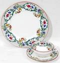 111095 CAULDON PORCELAIN PLATES CUPS  SAUCERS