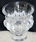 040092 LALIQUE CRYSTAL COMPOTE VASE H5 DIA45
