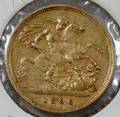 020079 UK QUEEN VICTORIADRAGON GOLD HALF SOVEREIGN