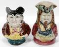 011147 GERMAN POTTERY TOBY JUGS C1860 TWO