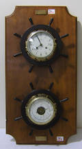 Schatz Royal Mariner clock and barometer