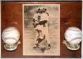 040107 DON LARSON YOGI BERRA SIGNED PHOTO  BALLS