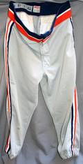 030066 PAIR OF DETROIT TIGER GAME WORN PANTS C1981