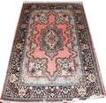 021118 PERSIAN TABRIZ SILK ORIENTAL RUG 79x411
