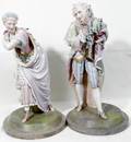021113 GERMAN BISQUE FIGURES C1910 PAIR H23