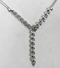 020085 14K WHITE GOLD  5CT DIAMOND NECKLACE L16