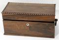 011179 ENGLISH ROSEWOOD TEA CADDY C1840