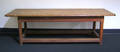 Pine and oak refectory table 18th c