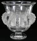 121237 LALIQUE CRYSTAL VASE 20TH C H48 DIA45