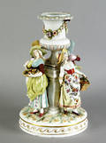 Frankenthal porcelain vase 18th c
