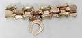 110083 14K GOLD LINK BRACELET WHORSE SHOE
