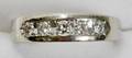 041187 14K WHITE GOLD  5CT DIAMOND BAND
