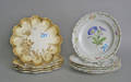 Four Doulton plates