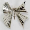 020102 14K WHITE GOLD BUTTERFLY BROOCH