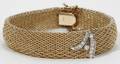 011233 14K GOLD  DIAMOND BELFONT BRACELET WATCH