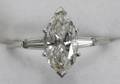 121271 IRIDIUM PLATINUM  APPROX 17CT DIAMOND RING
